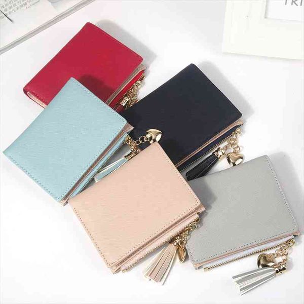 tassel women wallet small cute short leather wallets zipper purses portefeuille female purse clutch bags, Red;black
tassel women wallet small cute short leather wallets zipper purses portefeuille female purse clutch bags, Red;black