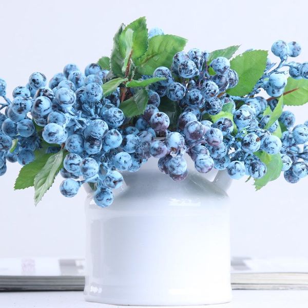decorative flowers & wreaths multicolor plastic simulation blueberry fruit artificial flower diy home garden wedding christmas decoration 28 
decorative flowers & wreaths multicolor plastic simulation blueberry fruit artificial flower diy home garden wedding christmas decoration 28