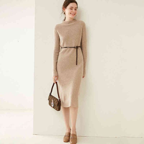 casual dresses autumn and winter fashion women's dress long bottoming shirt pure australian wool onbt, Black;gray
casual dresses autumn and winter fashion women's dress long bottoming shirt pure australian wool onbt, Black;gray