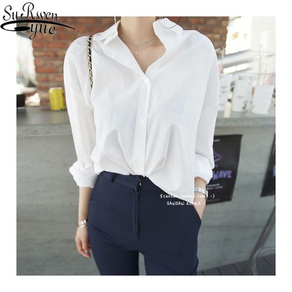 women's blouses & shirts 2021 summer korean white shirt office lady blouse casual loose simple long-sleeve female women 8874 50
women's blouses & shirts 2021 summer korean white shirt office lady blouse casual loose simple long-sleeve female women 8874 50