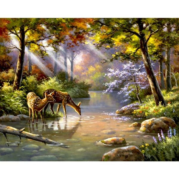 paintings couple deers creek scenery diy digital painting by number modern wall art canvas christmas gift room decor
paintings couple deers creek scenery diy digital painting by number modern wall art canvas christmas gift room decor