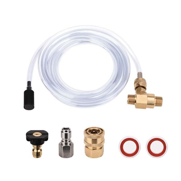 pressure washer injector kit adjustable soap dispenser, 3/8 inch quick connect, 10 ft siphon hose, come with 1 pcs watering equipme equipmen
pressure washer injector kit adjustable soap dispenser, 3/8 inch quick connect, 10 ft siphon hose, come with 1 pcs watering equipme equipmen