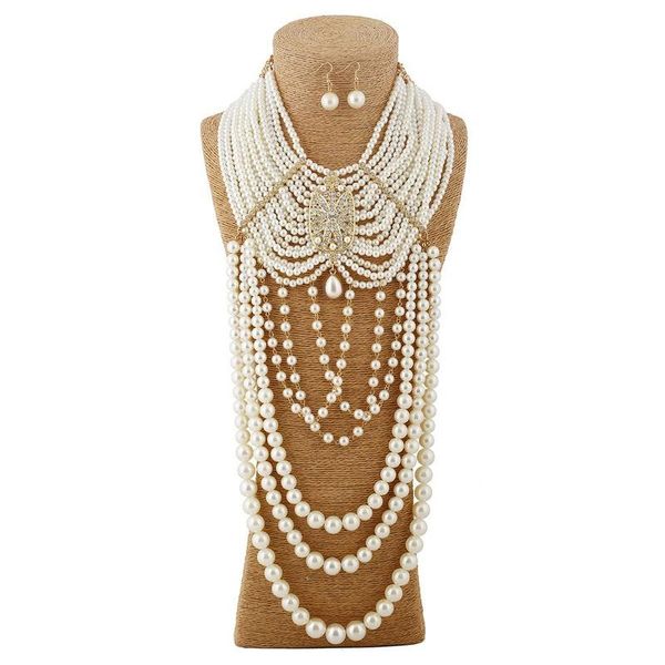 beautiful europe and america layering pearl long necklace for women 2021 fahion choker chains, Silver
beautiful europe and america layering pearl long necklace for women 2021 fahion choker chains, Silver