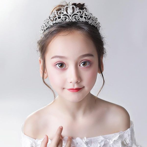 hair accessories girls' crown headdress children's birthday hairpin flower girl jewelry princess shape sweet, Slivery;white
hair accessories girls' crown headdress children's birthday hairpin flower girl jewelry princess shape sweet, Slivery;white