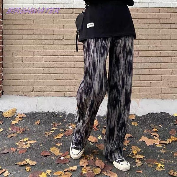 women's pants & capris spring loose straight leg casual slimming tie-dye trousers women autumn trend wild striped wide-leg, Black;white
women's pants & capris spring loose straight leg casual slimming tie-dye trousers women autumn trend wild striped wide-leg, Black;white