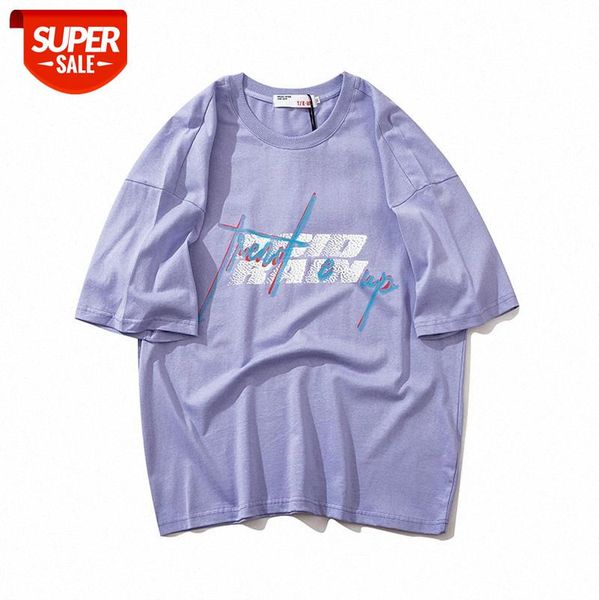 european and american high street fashion brand round neck print t-shirt loose hand-painted letters earth short-sleeved tee #tx8z, White;black
european and american high street fashion brand round neck print t-shirt loose hand-painted letters earth short-sleeved tee #tx8z, White;black