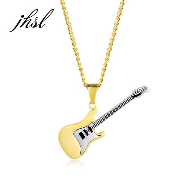 pendant necklaces jhsl hiphop male men guitar necklace pendants stainless steel black gold color fashion jewelry, Silver
pendant necklaces jhsl hiphop male men guitar necklace pendants stainless steel black gold color fashion jewelry, Silver