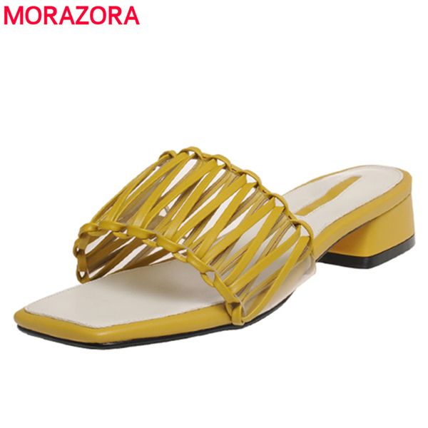 morazora size 34-43 fashion summer sandals women shoes slip on low heels weaving hollow ladies mules casual street shoes 210506, Black
morazora size 34-43 fashion summer sandals women shoes slip on low heels weaving hollow ladies mules casual street shoes 210506, Black