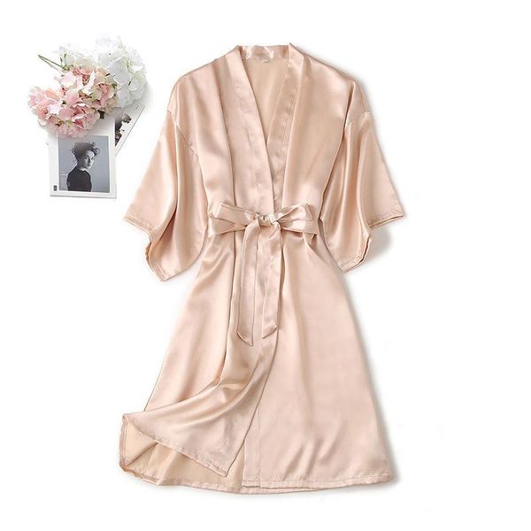 women's sleepwear breathable ice silk bathrobe pajamas women japanese korean loose cardigan belt el can wear, Black;red
women's sleepwear breathable ice silk bathrobe pajamas women japanese korean loose cardigan belt el can wear, Black;red
