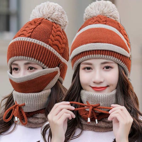 3 in 1 warm beanie skullies winter knit face mask hood snood wind-proof cap women ski riding hat and scarf set, Blue;gray
3 in 1 warm beanie skullies winter knit face mask hood snood wind-proof cap women ski riding hat and scarf set, Blue;gray