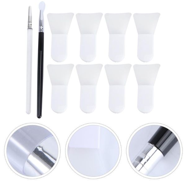 10pcs practical facial brushes safety silicone head brush skin treatment eyelash curler
10pcs practical facial brushes safety silicone head brush skin treatment eyelash curler