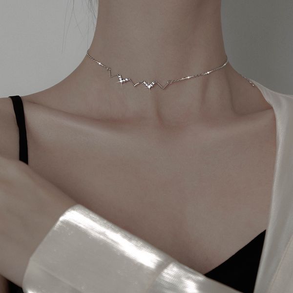 fashion necklace neck jewelry necklace female niche design feeling necklace neck chain, Silver
fashion necklace neck jewelry necklace female niche design feeling necklace neck chain, Silver