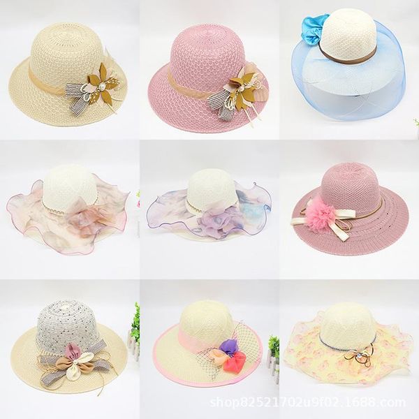 dome lace average code women hats brim floppy summer for straw bucket hat femme shade outdoor travel goods beanie/skull caps, Blue;gray 
dome lace average code women hats brim floppy summer for straw bucket hat femme shade outdoor travel goods beanie/skull caps, Blue;gray