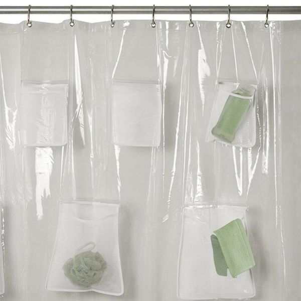curtain & drapes waterproof shower liner with pockets for touchscreen devices bathroom multifunctional clear phone tablet holder
curtain & drapes waterproof shower liner with pockets for touchscreen devices bathroom multifunctional clear phone tablet holder