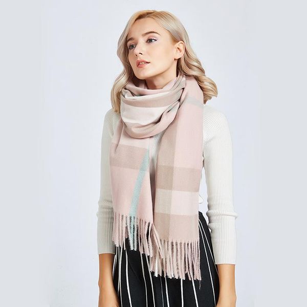 scarves winter warm plaid cashmere shawl scarf for women thicked blanket lady wool pashmina foulard female neck warmer scarfs, Blue;gray
scarves winter warm plaid cashmere shawl scarf for women thicked blanket lady wool pashmina foulard female neck warmer scarfs, Blue;gray