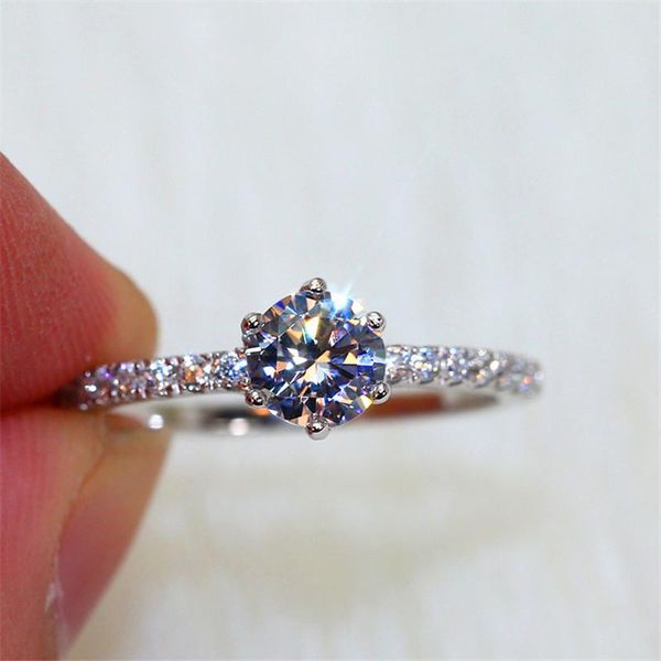 cluster rings luxury female white round zircon ring real 925 sterling silver wedding for women elegant bridal thin engagement, Golden;silver
cluster rings luxury female white round zircon ring real 925 sterling silver wedding for women elegant bridal thin engagement, Golden;silver