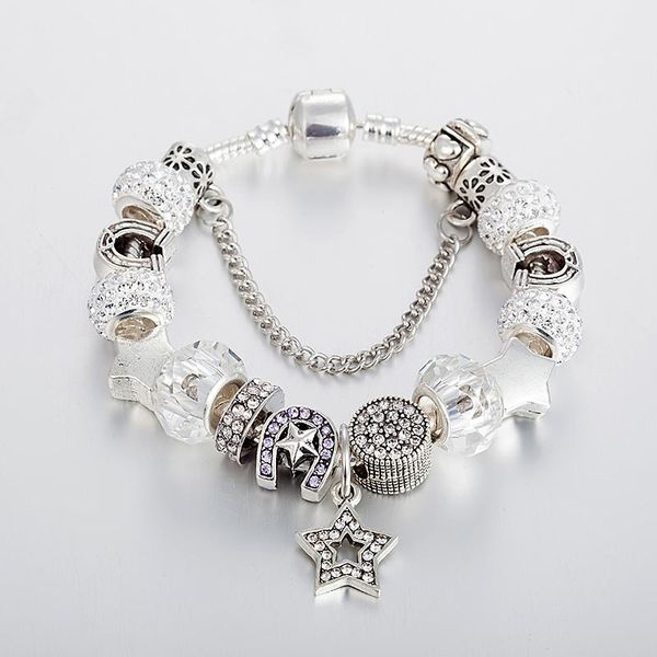 charm bracelets annapaer drop jewelry silver color beads with star charms bracelet bangles crystal for women gift b17134, Golden;silver
charm bracelets annapaer drop jewelry silver color beads with star charms bracelet bangles crystal for women gift b17134, Golden;silver