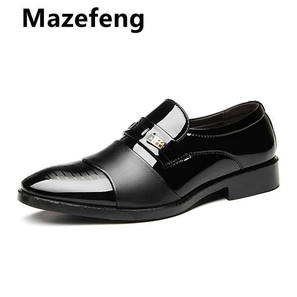 dress shoes mazefeng business men 2021 classic leather men's suits fashion slip on oxfords size 38-48, Black
dress shoes mazefeng business men 2021 classic leather men's suits fashion slip on oxfords size 38-48, Black