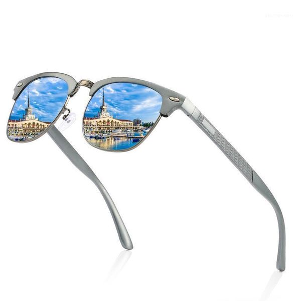 sunglasses 2021 semi-rimless brand designer women men polarized uv400 classic gafas retro eyeglasses, White;black
sunglasses 2021 semi-rimless brand designer women men polarized uv400 classic gafas retro eyeglasses, White;black