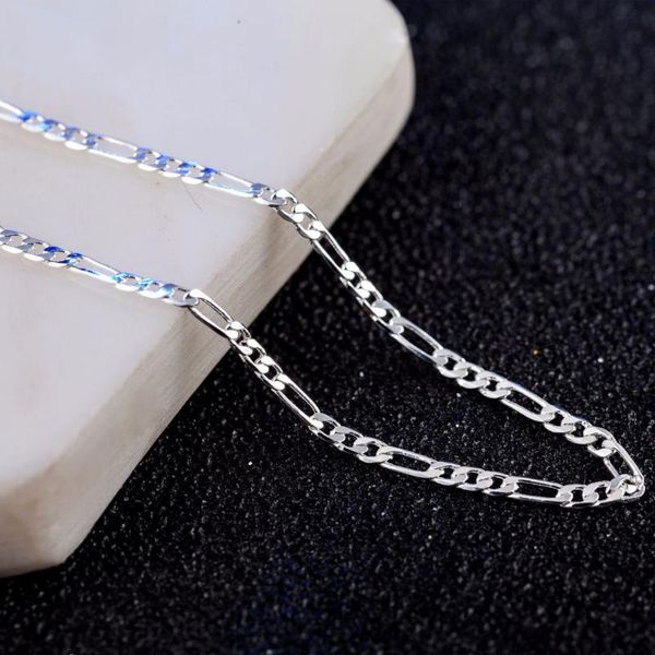 Fashion Silver Necklace 16-30 Inches Woman Jewelry 2MM Size Figaro For Mens Women Gift Chains
Fashion Silver Necklace 16-30 Inches Woman Jewelry 2MM Size Figaro For Mens Women Gift Chains