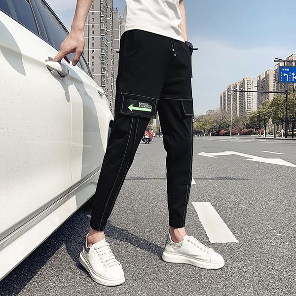 men's pants 34-28 fashion 2021 korean slim fit men harem summer all match fold design casual trousers ankle length joggers black/gray
men's pants 34-28 fashion 2021 korean slim fit men harem summer all match fold design casual trousers ankle length joggers black/gray