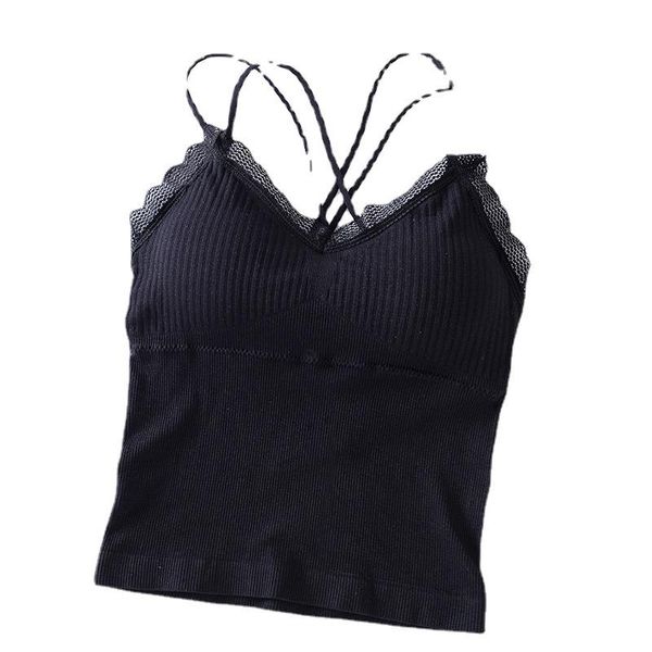 camisoles & tanks women tank crop lingerie summer camis strapless beauty back seamless underwear lace bralette padded camisole, Black;white
camisoles & tanks women tank crop lingerie summer camis strapless beauty back seamless underwear lace bralette padded camisole, Black;white
