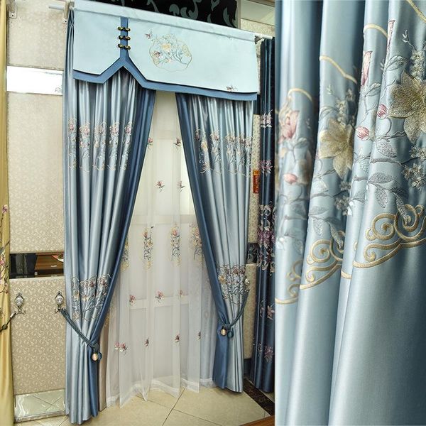 curtain & drapes customized light luxury curtains for living dining room bedroom chinese american high-precision embroidered blackout
curtain & drapes customized light luxury curtains for living dining room bedroom chinese american high-precision embroidered blackout