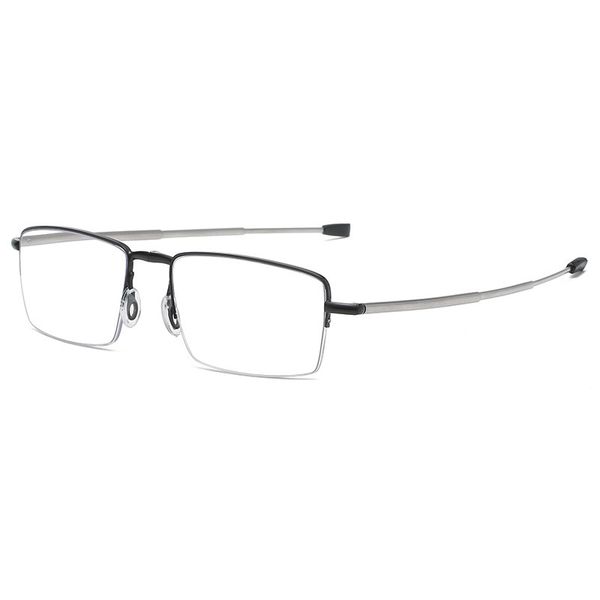 design antenna folding anti blue metal hyperopia glasses, White;black 
design antenna folding anti blue metal hyperopia glasses, White;black