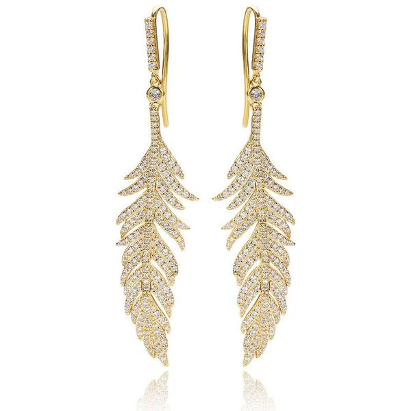 dangle & chandelier 1pair female inlay cubic zirconia personality with hook feather earrings fashion simple leaf, Silver
dangle & chandelier 1pair female inlay cubic zirconia personality with hook feather earrings fashion simple leaf, Silver