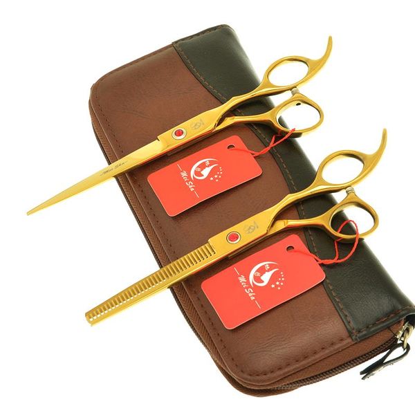 hair scissors meisha 7 inch professional styling golden japan 440c barber cutting thinning set salon tools a0130a
hair scissors meisha 7 inch professional styling golden japan 440c barber cutting thinning set salon tools a0130a