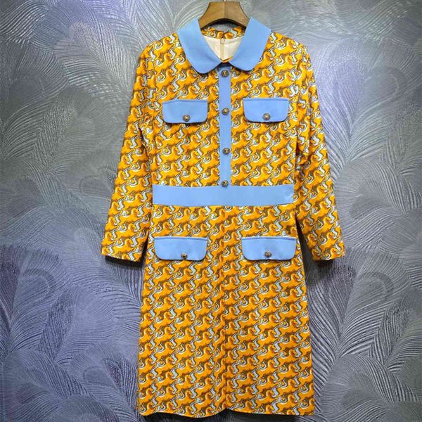 casual dresses 2021 spring runways of women ed fine fancy print long sleeves b616, Black;gray
casual dresses 2021 spring runways of women ed fine fancy print long sleeves b616, Black;gray