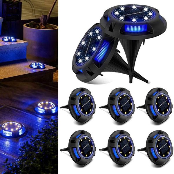 solar lamps 1x 2x 4x 8x 2-in-1 powered waterproof in-ground lights white + blue for garden deck stair step lawn patio driveway walkway
solar lamps 1x 2x 4x 8x 2-in-1 powered waterproof in-ground lights white + blue for garden deck stair step lawn patio driveway walkway