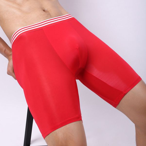 men's underpants ice thin, breathable and comfortable lengthened large anti wear leg sports flat pants, Black;white
men's underpants ice thin, breathable and comfortable lengthened large anti wear leg sports flat pants, Black;white