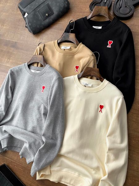 fashion men and women ami sweatshirts embroidered red heart a luxury sweater casual sweaters, Black
fashion men and women ami sweatshirts embroidered red heart a luxury sweater casual sweaters, Black