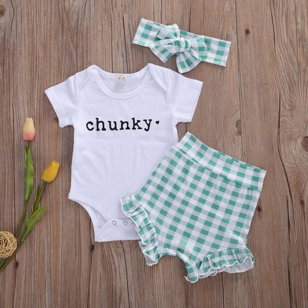 clothing sets toddler baby girl's boy's letter short sleeve romper + high waist green shorts summer born infant clothes clothin, White
clothing sets toddler baby girl's boy's letter short sleeve romper + high waist green shorts summer born infant clothes clothin, White