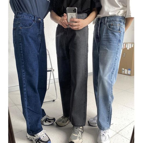 women's jeans 3 colors vintage high waist jean femme boyfriend style casual loose denim pants womens straight leg mom tsrd, Blue
women's jeans 3 colors vintage high waist jean femme boyfriend style casual loose denim pants womens straight leg mom tsrd, Blue