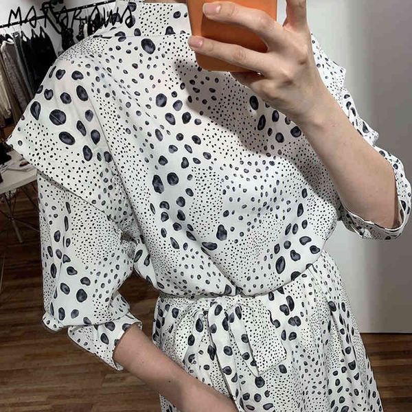 stand-up collar tie puff sleeve women dress korea chic retro elegant ink polka dot vestidos waist long dresses 210506, Black;gray
stand-up collar tie puff sleeve women dress korea chic retro elegant ink polka dot vestidos waist long dresses 210506, Black;gray