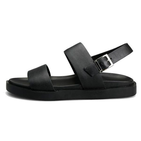 sandals european summer casual ankle buckle beach classic genuine leather platform shoes male antiskid leisure flats slippers, Black
sandals european summer casual ankle buckle beach classic genuine leather platform shoes male antiskid leisure flats slippers, Black