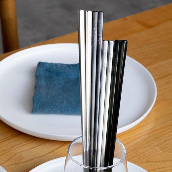 chopsticks stainless steel metal non-slip chopstick kit reusable sushi sticks kitchen accessories
chopsticks stainless steel metal non-slip chopstick kit reusable sushi sticks kitchen accessories