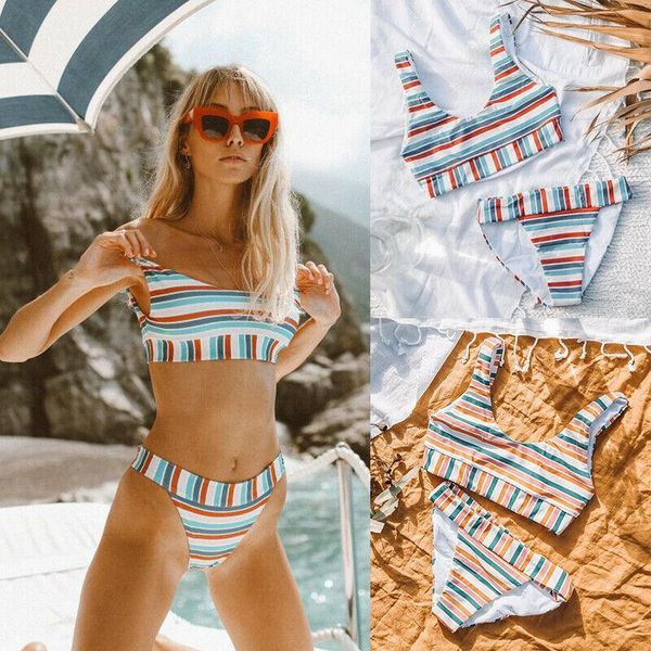 one-piece suits fashion women striped bikini set push-up padded bra swimsuit bathing 2pcs summer swimwear beachwear
one-piece suits fashion women striped bikini set push-up padded bra swimsuit bathing 2pcs summer swimwear beachwear
