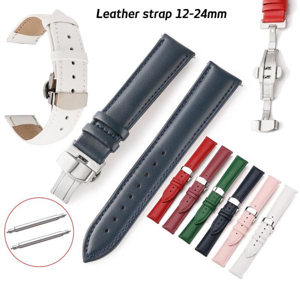 watch bands band genuine leather straps 12mm 14mm 16mm 18mm 20mm 22mm 24mm cowhide watchband butterfly clasp accessories, Black;brown
watch bands band genuine leather straps 12mm 14mm 16mm 18mm 20mm 22mm 24mm cowhide watchband butterfly clasp accessories, Black;brown