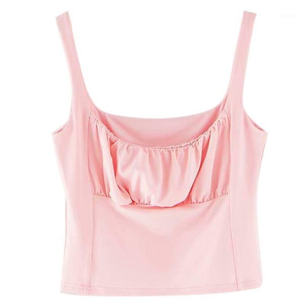 women's tanks & camis women sleeveless crop low cut square neck candy color ruched vest f42f, White
women's tanks & camis women sleeveless crop low cut square neck candy color ruched vest f42f, White