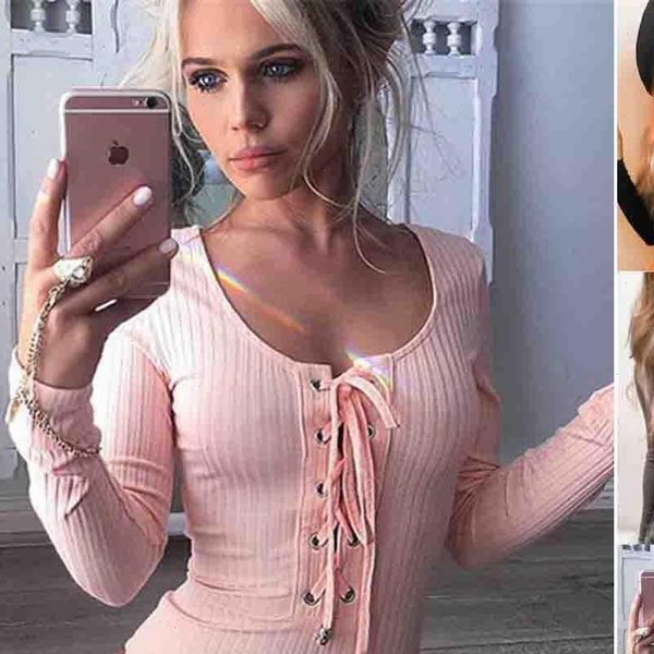 women jumpsuits womens bodycon bodysuit v neck long sleeve skinny bandage jumpsuit romper leotard drop, Black;white
women jumpsuits womens bodycon bodysuit v neck long sleeve skinny bandage jumpsuit romper leotard drop, Black;white