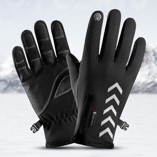cycling warm gloves night reflective strip touchscreen waterproof anti-slip skiing windproof fluff1, Black
cycling warm gloves night reflective strip touchscreen waterproof anti-slip skiing windproof fluff1, Black