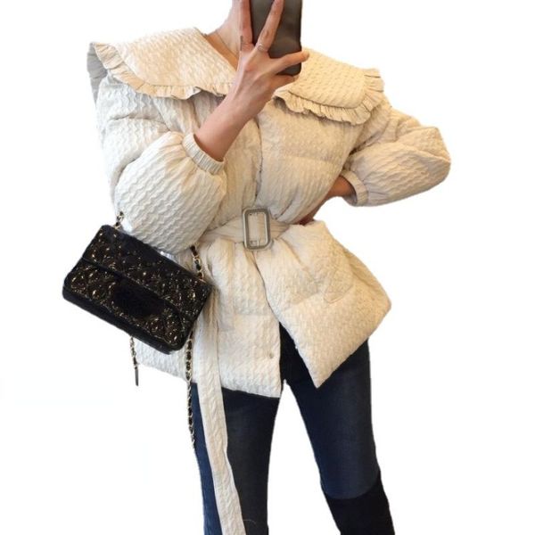 women's trench coats autumn and winter 2021 coat retro korean sweet temperament casual style solid color doll collar women slim giubbot, Tan;black
women's trench coats autumn and winter 2021 coat retro korean sweet temperament casual style solid color doll collar women slim giubbot, Tan;black