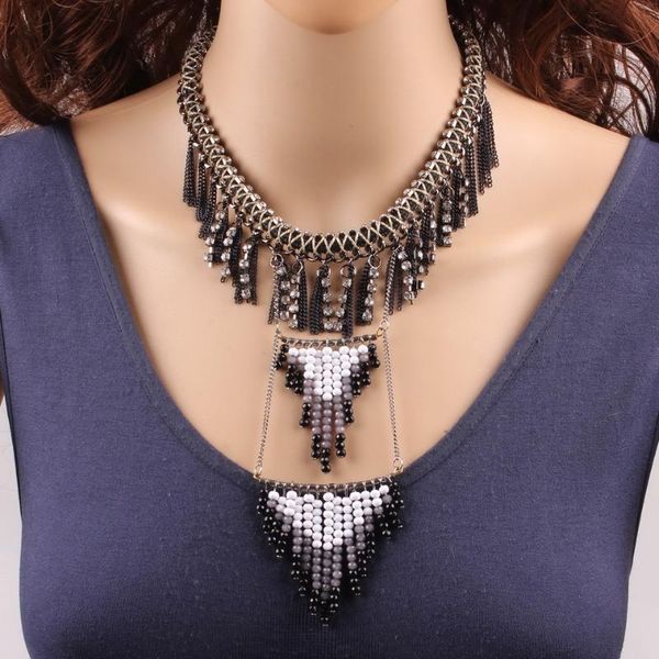 arrival design fashion brand pendant necklace for women bead chain choker chunky statement jewelry wholesale necklaces, Silver
arrival design fashion brand pendant necklace for women bead chain choker chunky statement jewelry wholesale necklaces, Silver
