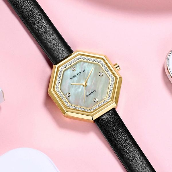 wristwatches minifocus unique polygonal dial women watches 2021 fashion ladies casual dress watch quartz leather girl, Slivery;brown
wristwatches minifocus unique polygonal dial women watches 2021 fashion ladies casual dress watch quartz leather girl, Slivery;brown