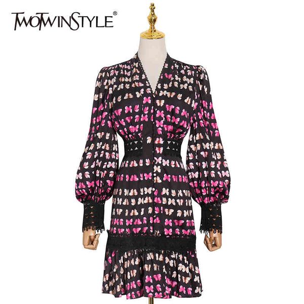 twotwinstyle bodycon printed tunic dress for female v neck puff sleeve high waist hit color mini dresses women fashion 210517, Black;gray
twotwinstyle bodycon printed tunic dress for female v neck puff sleeve high waist hit color mini dresses women fashion 210517, Black;gray
