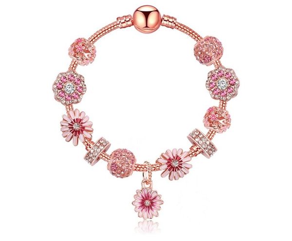 fashion pandora style charm bracelet women rose gold daisy flower european charm beads magnolia dangle fits pandora charm bracelets necklace, Golden;silver
fashion pandora style charm bracelet women rose gold daisy flower european charm beads magnolia dangle fits pandora charm bracelets necklace, Golden;silver
