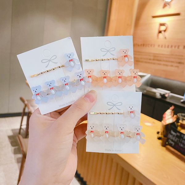barrettes hairpin zhao lusi same love bear cute children's jelly color edge clip korean girl heart pair, Golden;silver
barrettes hairpin zhao lusi same love bear cute children's jelly color edge clip korean girl heart pair, Golden;silver